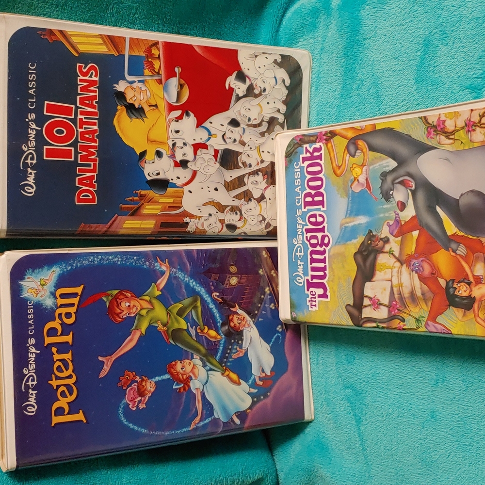 Disney Classics VHS Black Diamond - Set of 3